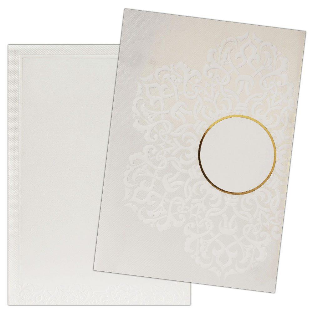 Invitation Card - Floral dreams in white Invitation Card-KNK4220