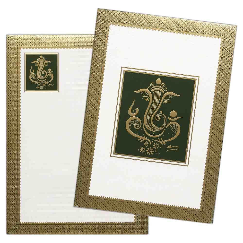Invitation Card - Maha Ganapathi Traditional Kalyana Patrika-KNK4237