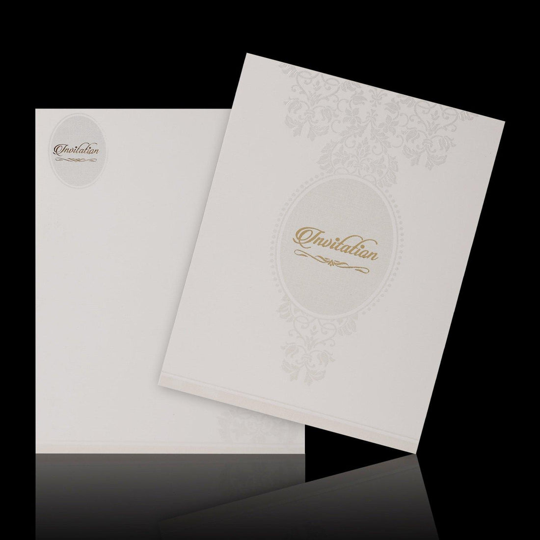 Grey Invitation Card