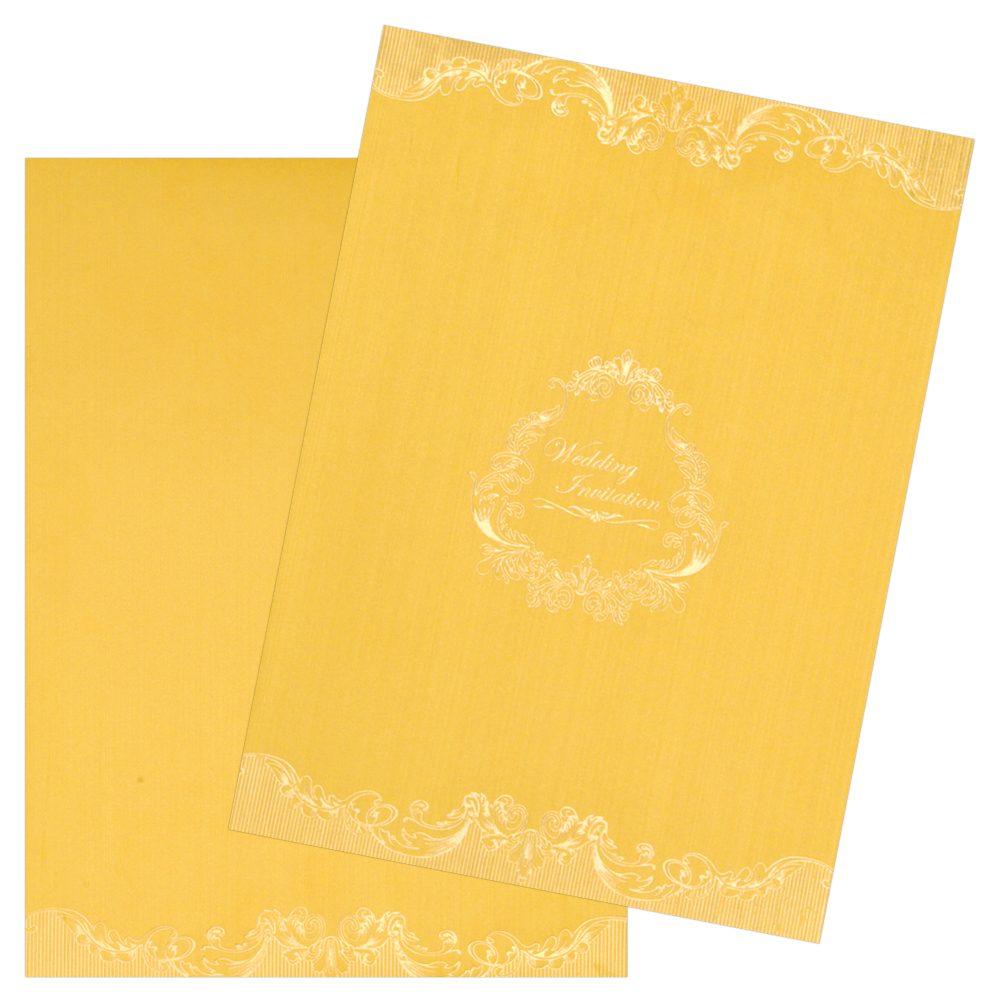 Beautiful Gold Shading with Gold Foiling Wedding Card