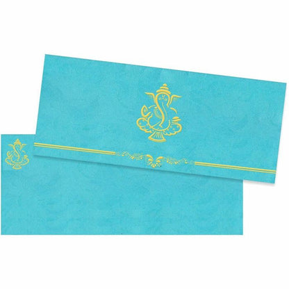 Light Blue Invitation Card-King of Cards