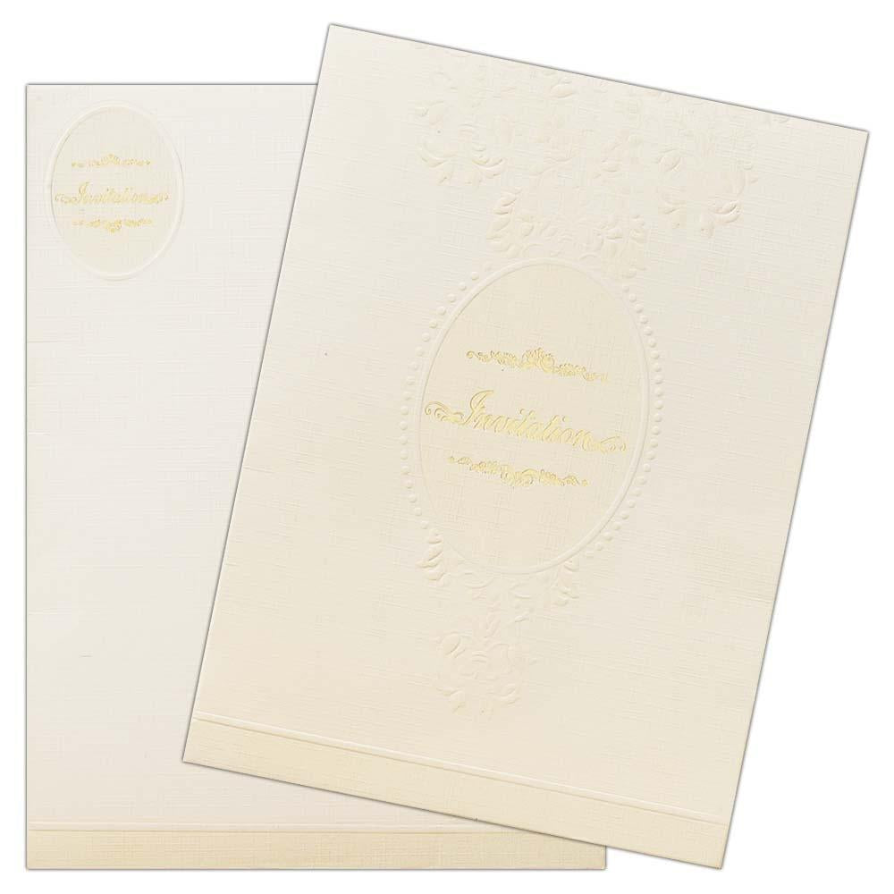 Invitation Card - Soothing Wedding Invitation Card-KNK4891