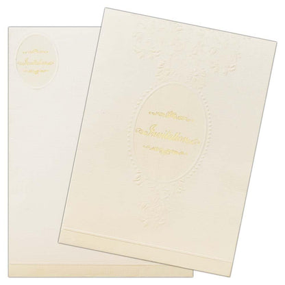 Invitation Card - Soothing Wedding Invitation Card-KNK4891