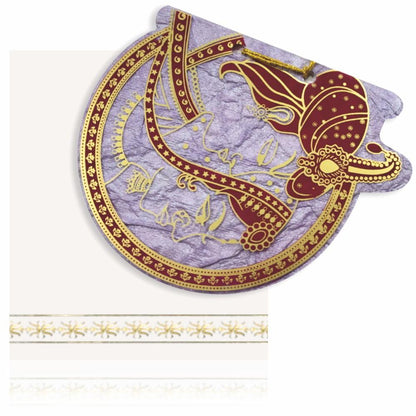 Light Blue Invitation Card-KNK4981