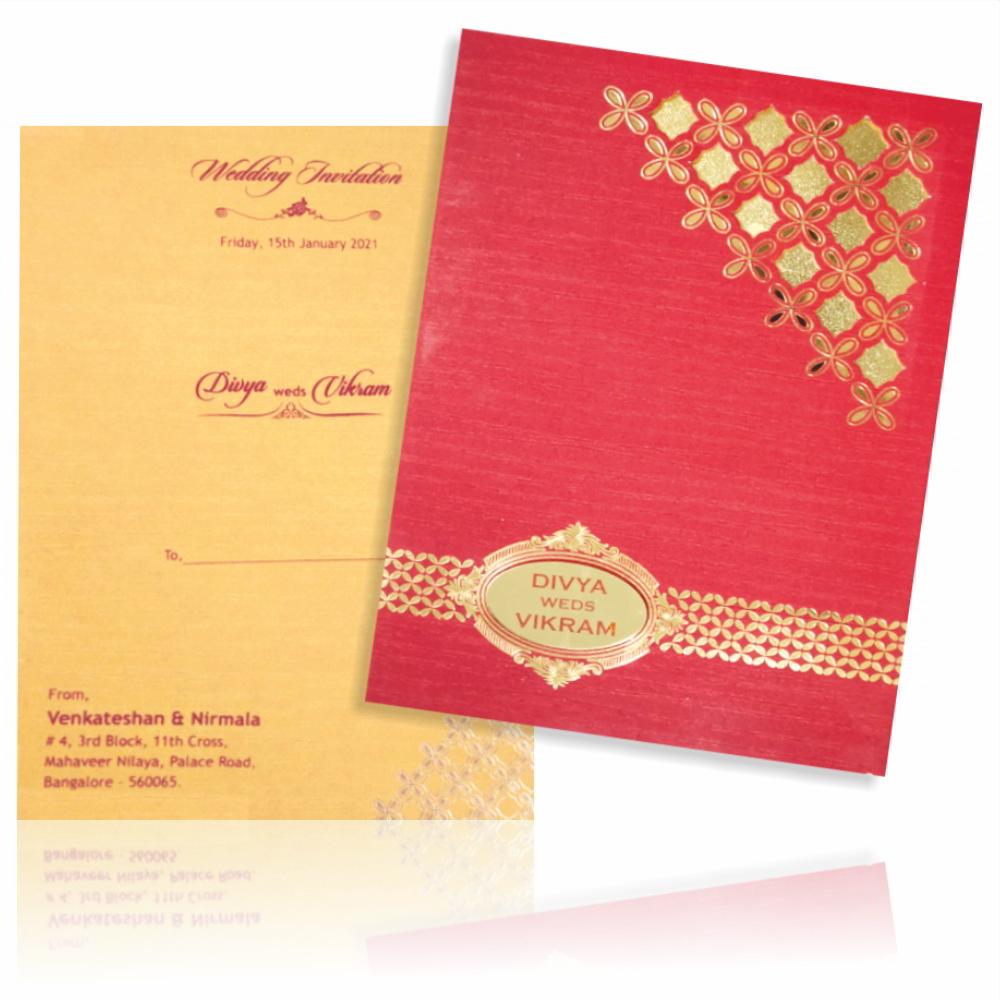 Red Invitation Card
