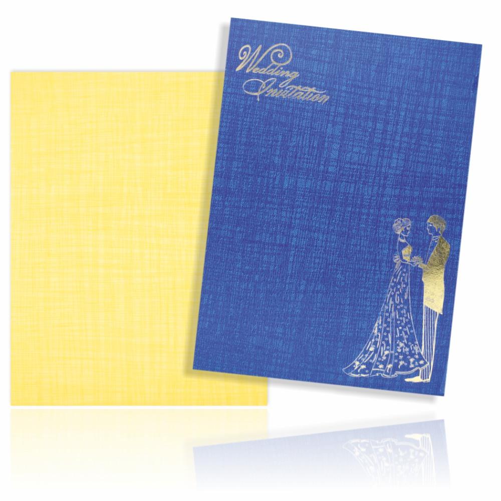 Blue Prince Paper Print Bride And Groom Design-KNPP712B