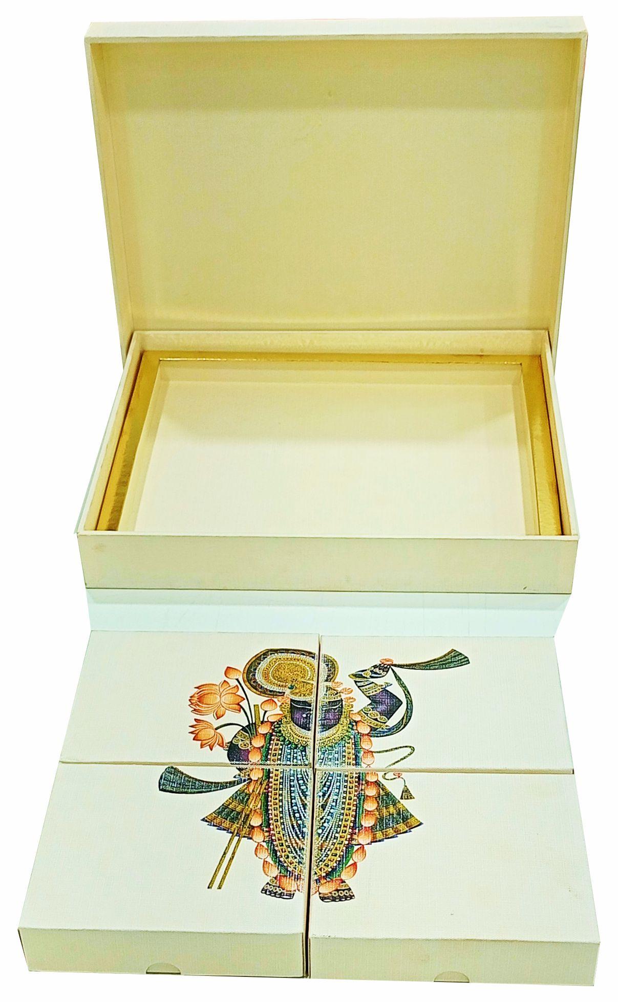 Cream Ultra Premium Tree Pattern With Nature Theme-KNKUP031