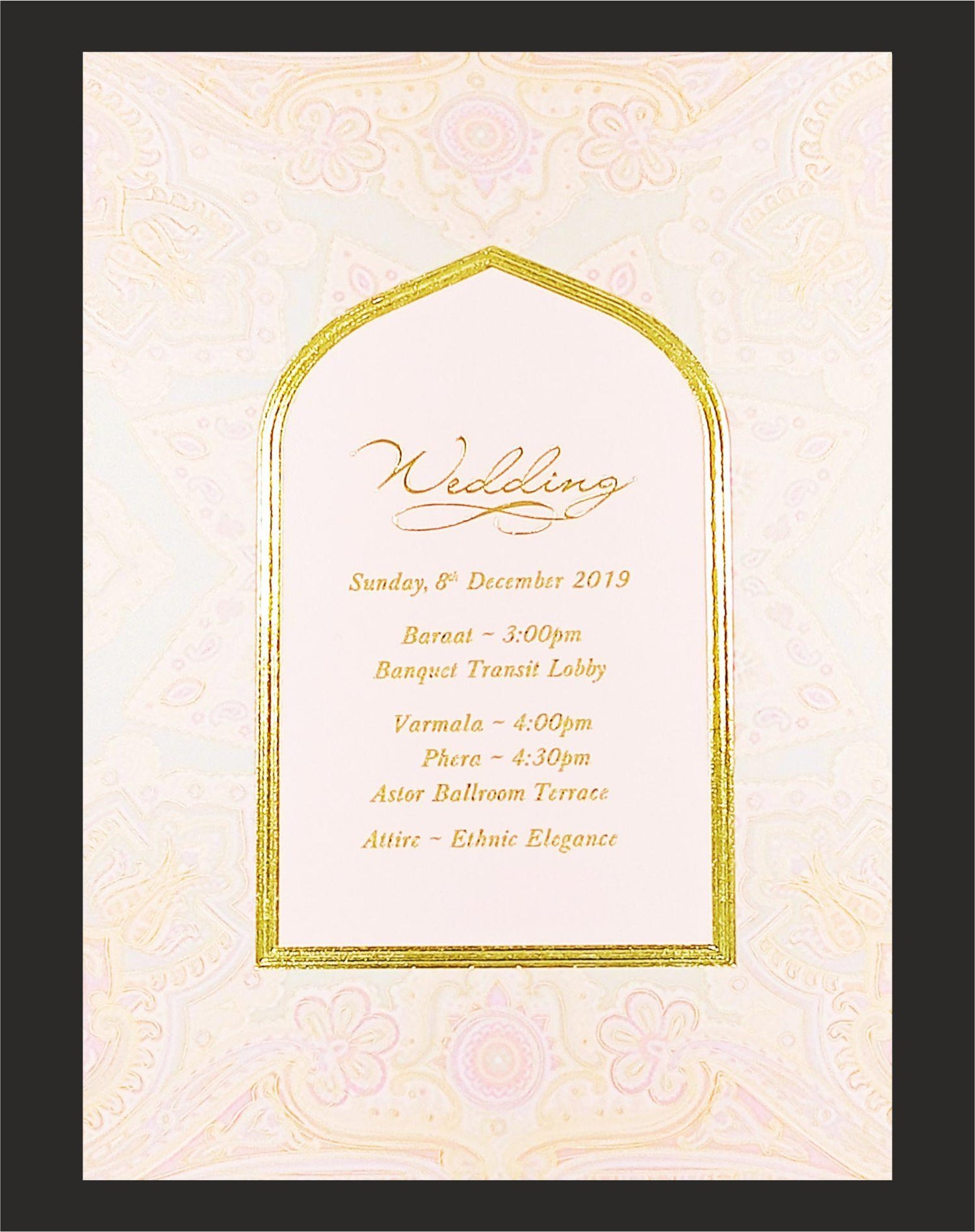 Cream Ultra Premium Laser Cut Luxury Invitation Box-KNKUP038