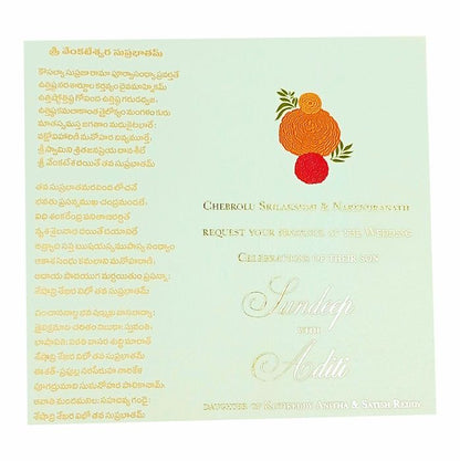 Red Ultra Premium Floral Design In Gold Foiling-King of Cards