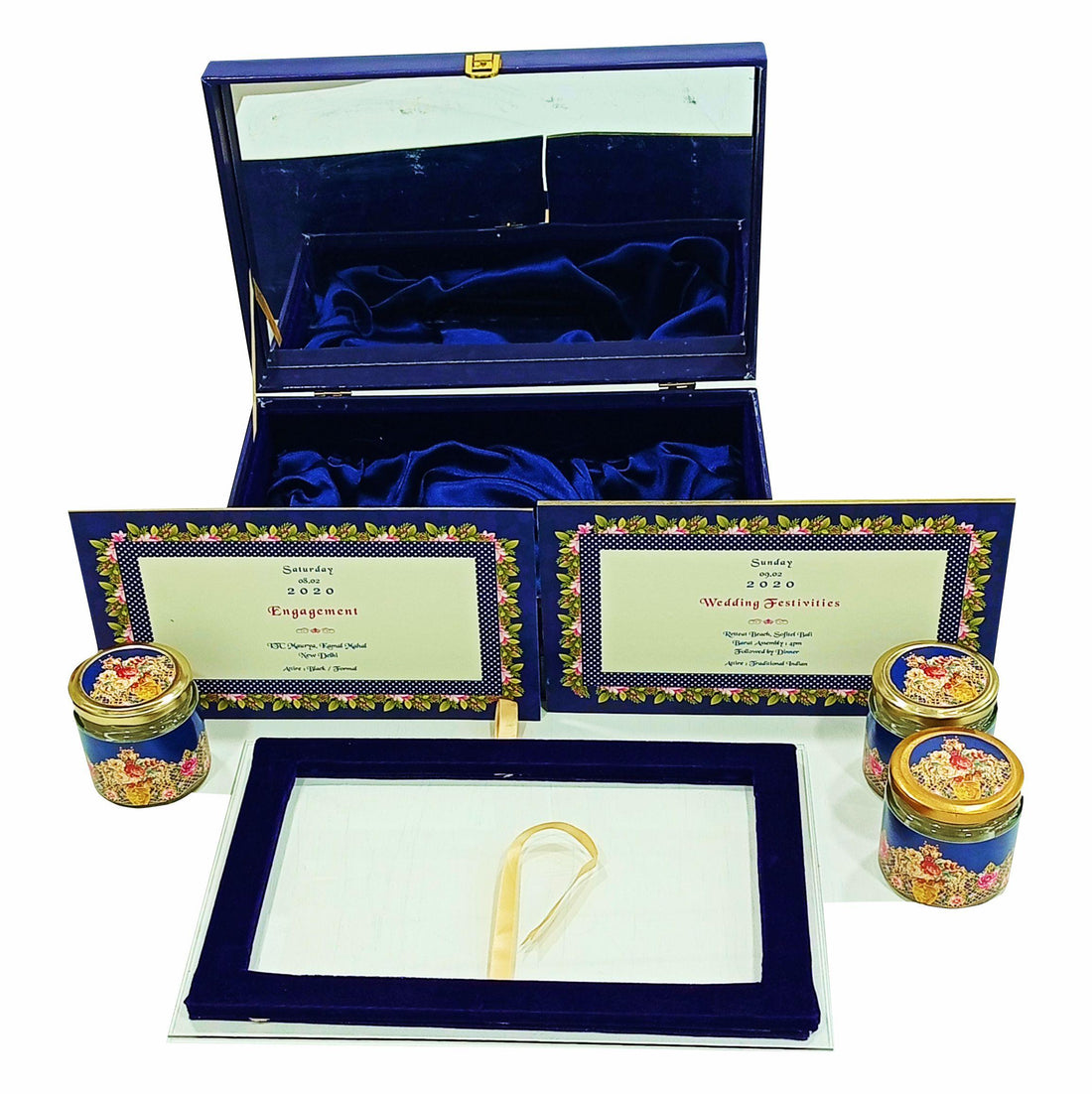 Make a bold statement with our luxurious and elegant invitations. This invite features incredible floral design with use of our high quality offset and scodix printing skills.