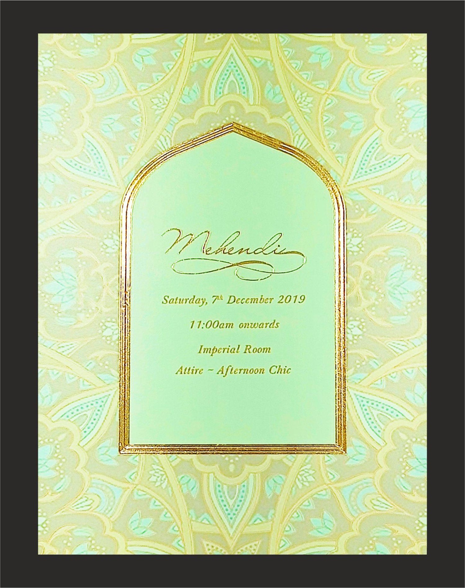 Cream Ultra Premium Laser Cut Luxury Invitation Box-KNKUP038