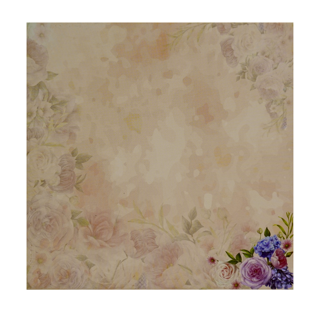 Light Peach Wedding Card-KNKD8105