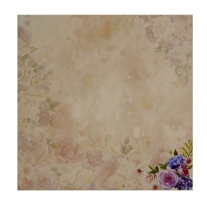 Light Peach Wedding Card-KNKD8105