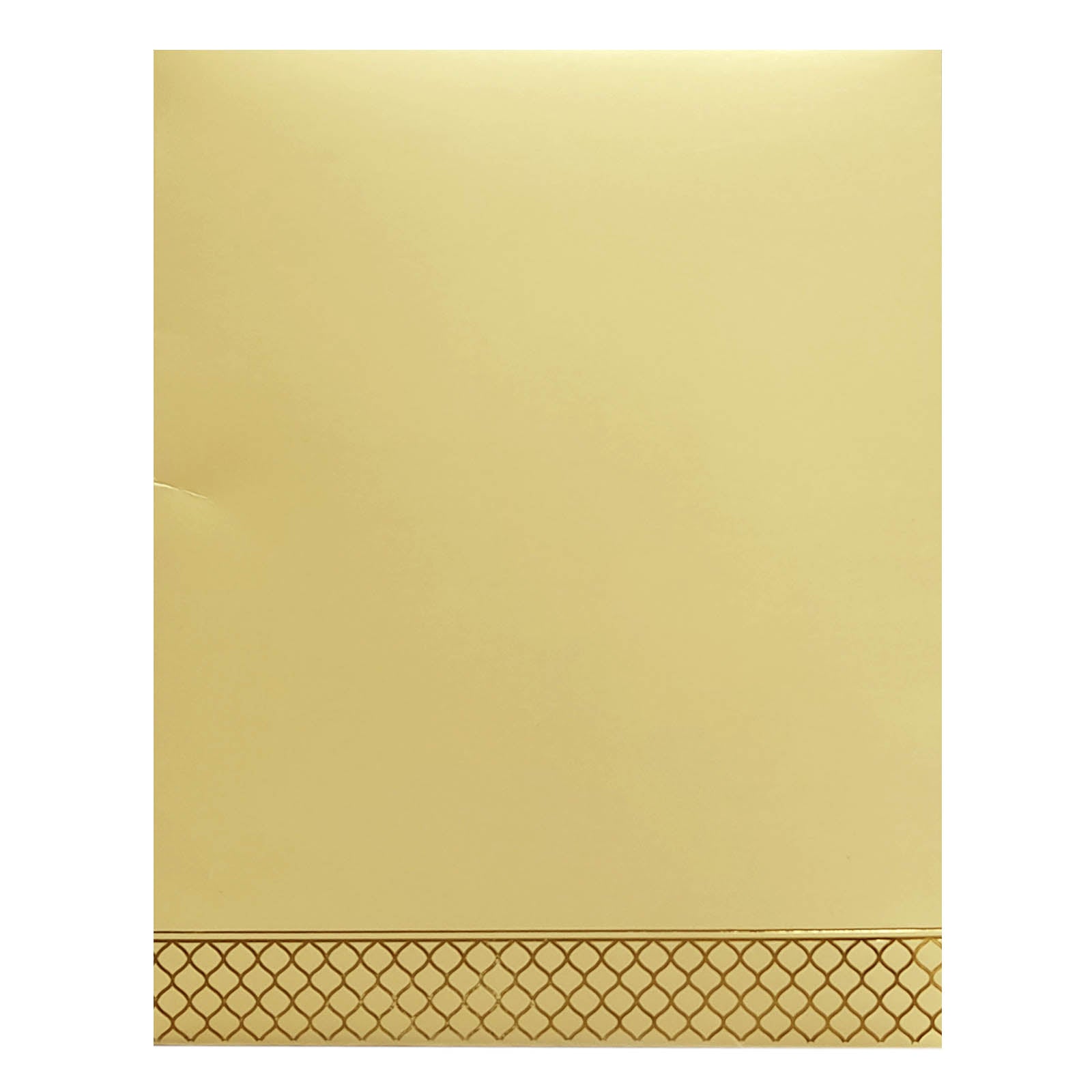 Sandal Embossed Ganesha Invitation Card-KNK4202C