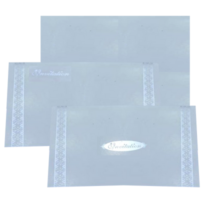 Elegant and attractive Grey personal envelope with floral border invitation card! Buy now! &amp;