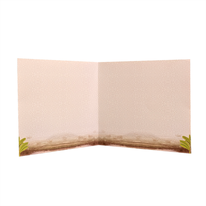 Pink Temple Theme Wedding Card-King of Cards