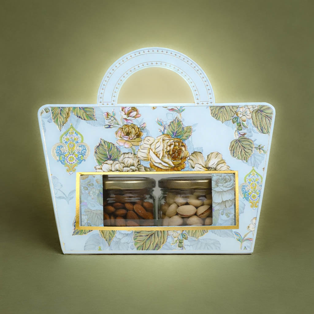 Blue Floral Return Gift Hamper-GNBT9414