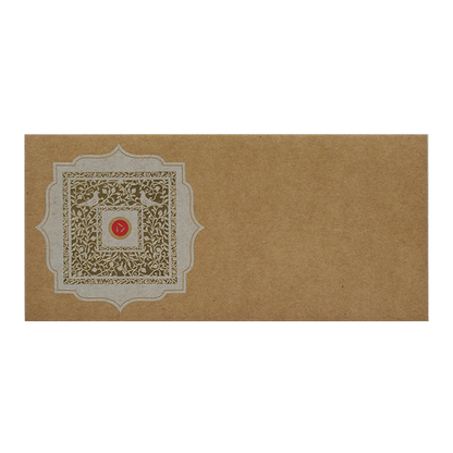 Brown Gold Foiling Money Envelope - KRCE2180
