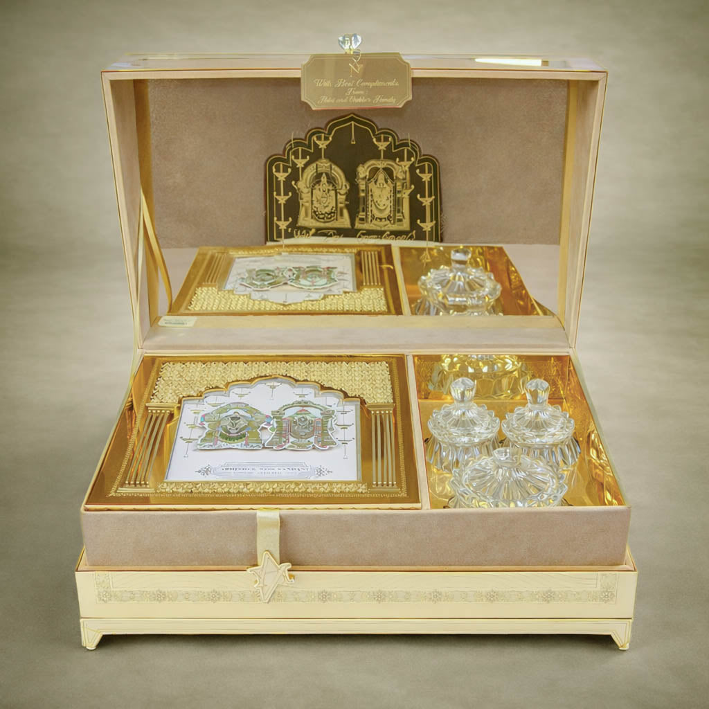 Gold Premium Luxury Invitataion Box | King of Cards