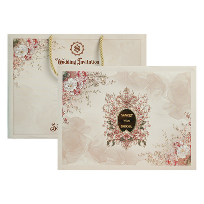 Lavender Floral Wedding Invitation Box-KSI63980