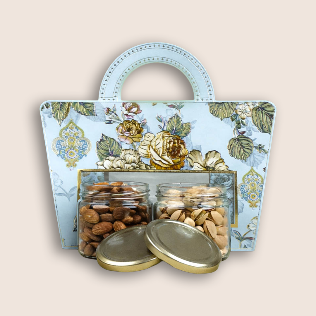 Blue Floral Return Gift Hamper-GNBT9414