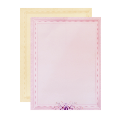 Pastel Pink Floral Wedding Card-King of Cards