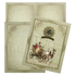 Green Floral Bride Groom Palace Wedding Card-KNKJ1155