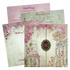 Check out Grey  Pink Floral Gatefold Padded Wedding Card at best price.✅WhatsApp Support ✅Express Delivery.|King of cards.