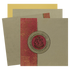 Brown Floral God Wedding Card-KNK30361