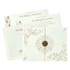 White Floral Embossed Wedding Card-KRE28590