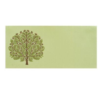 Green Elegant Tree Money Envelope - KRCE1960