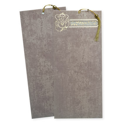 Lavender Single Sheet Wedding Card- KNPD1304