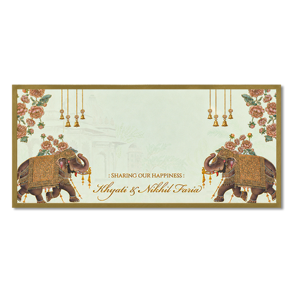 Gold Elephant Money Envelope - KJTSMEG7