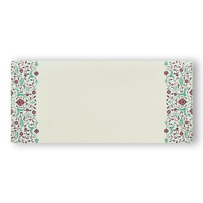 White Floral Pattern Money Envelope - KRCE3820
