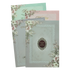 Check out Grey Floral Border Padded Wedding Card at best price.✅WhatsApp Support ✅Express Delivery.|King of cards.