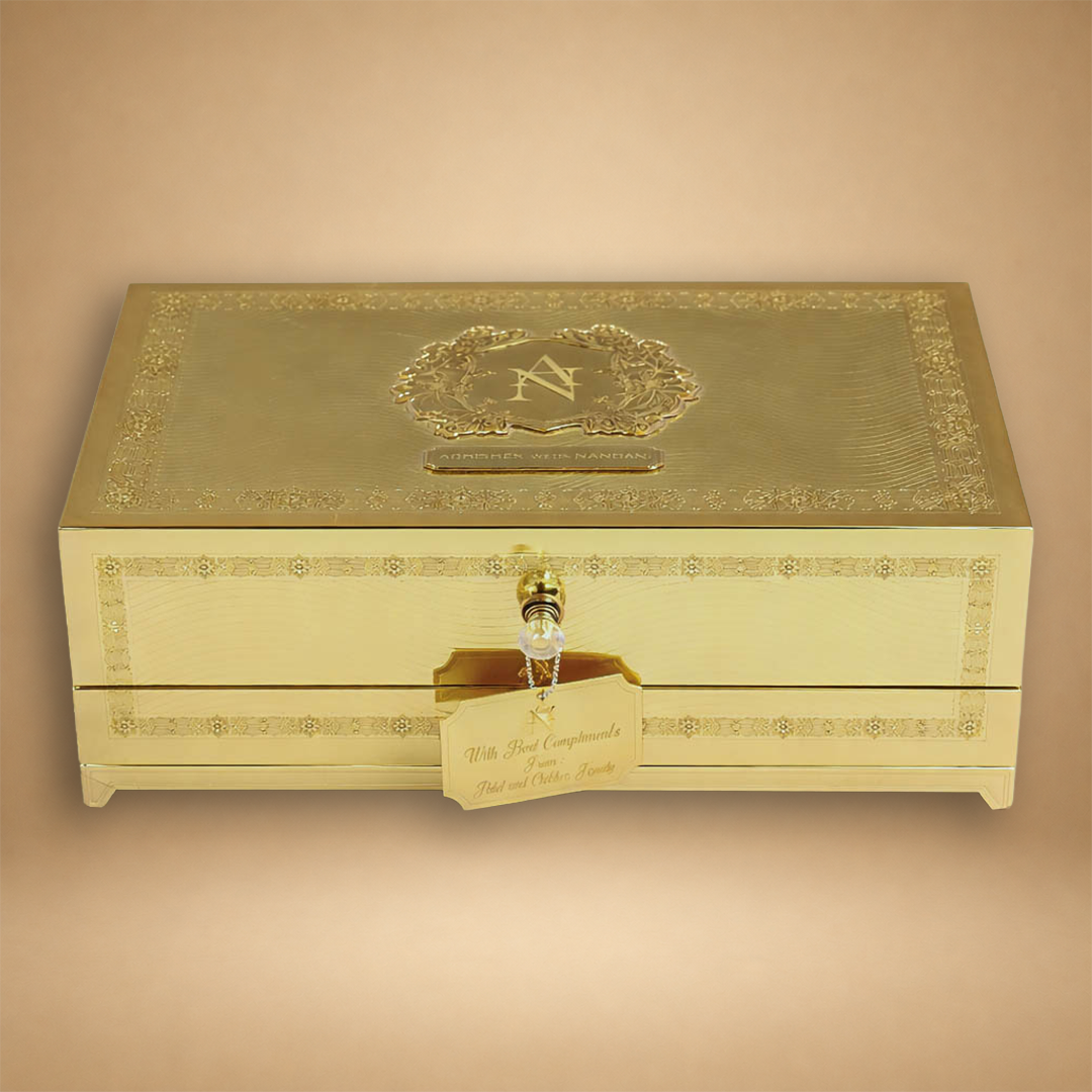 Gold Premium Luxury Invitataion Box-KNLW20243