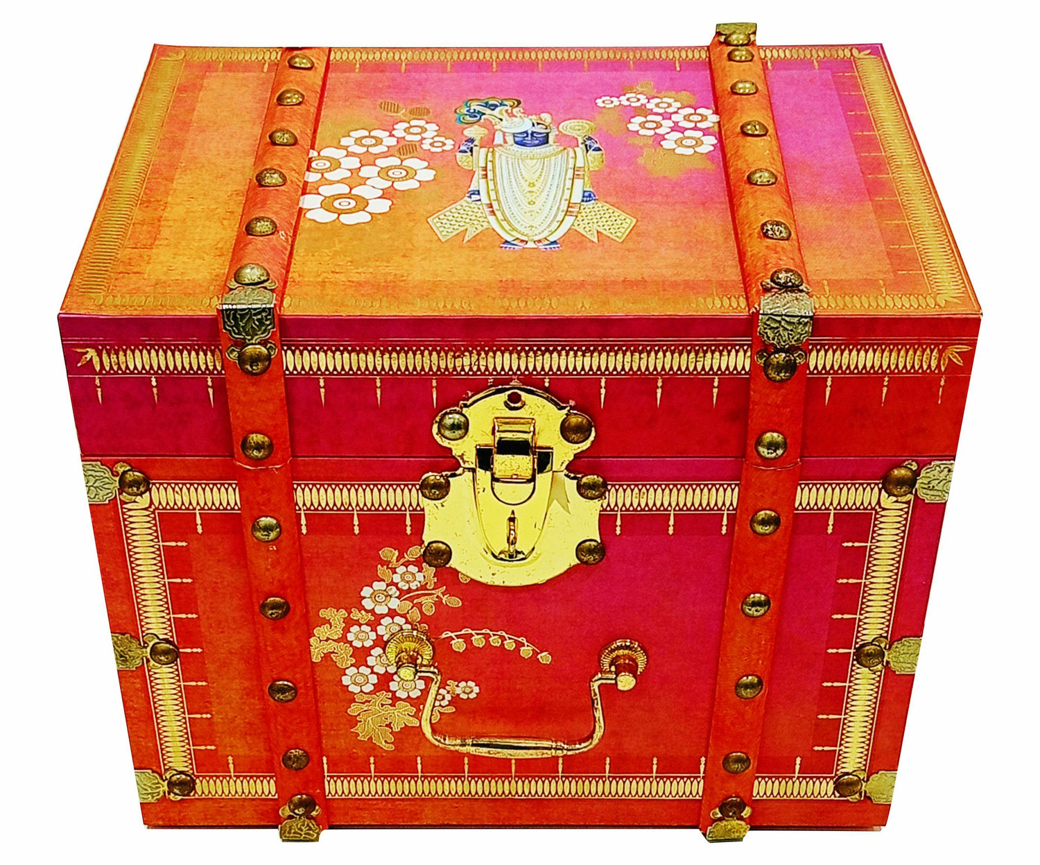 Pink Ultra Luxury Invitation For Royal Indian Wedding-King of Cards