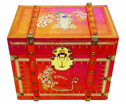 Pink Ultra Luxury Invitation For Royal Indian Wedding-King of Cards