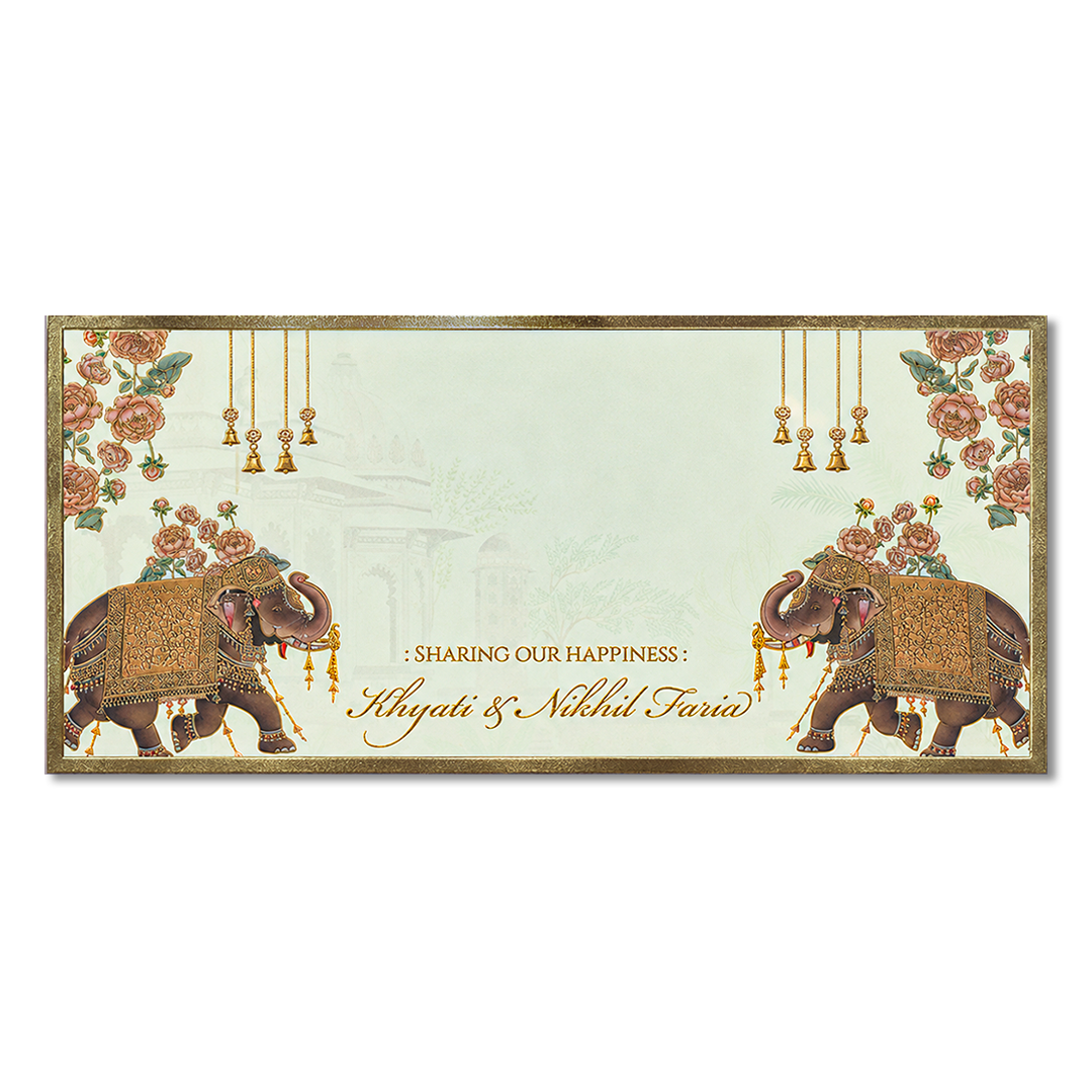 Gold Elephant Money Envelope - KJTSMEG7