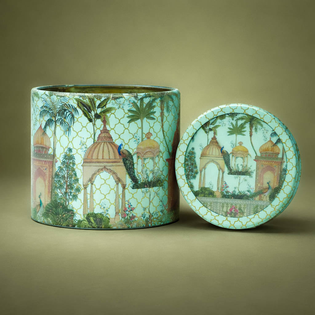 Peacock Palace Return Tin Gift-GNT9915
