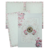 Blue Floral Patterned Wedding Card-KNEP1610