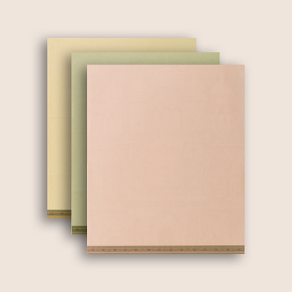 Brown Royal Bride Groom Padded Door Style Wedding Card - KAA05870