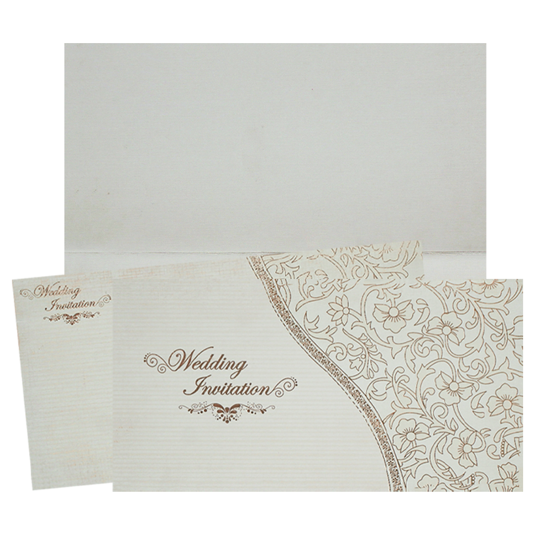 Invitation Card - Beautiful Christian Wedding Invitation-KNK2390