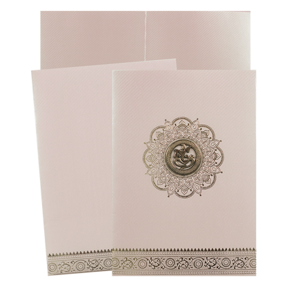 Pink Simple Wedding Card-KNKTPL026