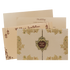 Check out Gold Floral Padded Wedding Card at best price. ✅WhatsApp Support ✅Express Delivery.|King of cards.