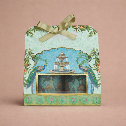 Peacock Fountain Return Gift Hamper-GNBT9502