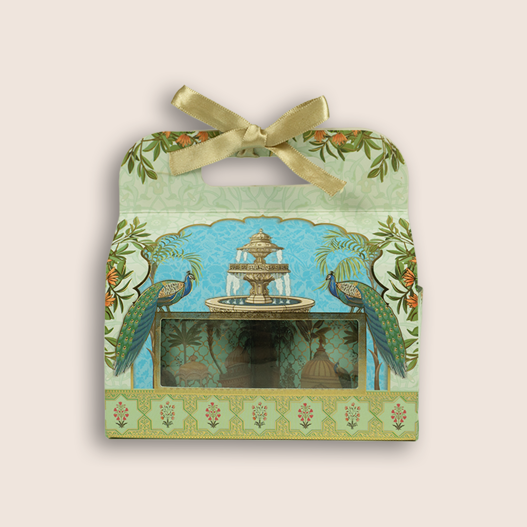 Peacock Fountain Return Gift Hamper-GNBT9502
