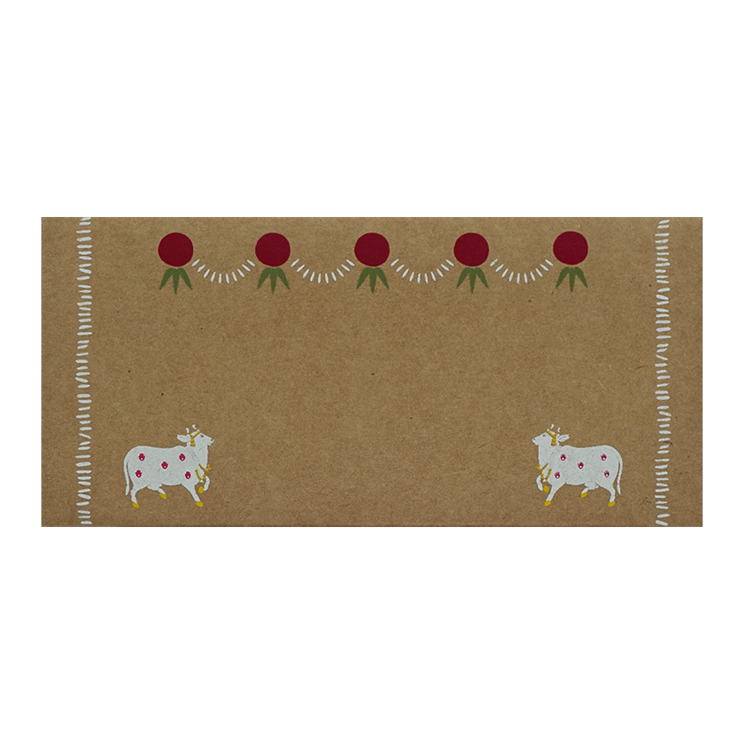 Brown Traditional Cow Money Envelope - KRCE2120