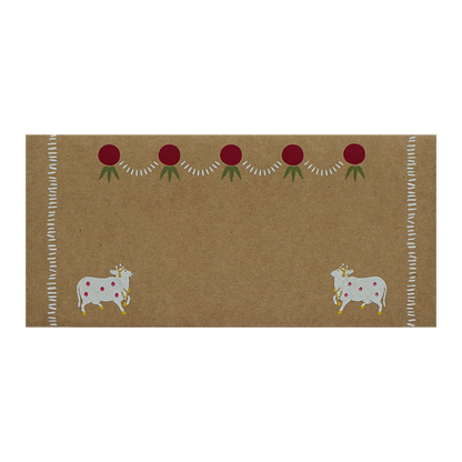 Brown Traditional Cow Money Envelope - KRCE2120