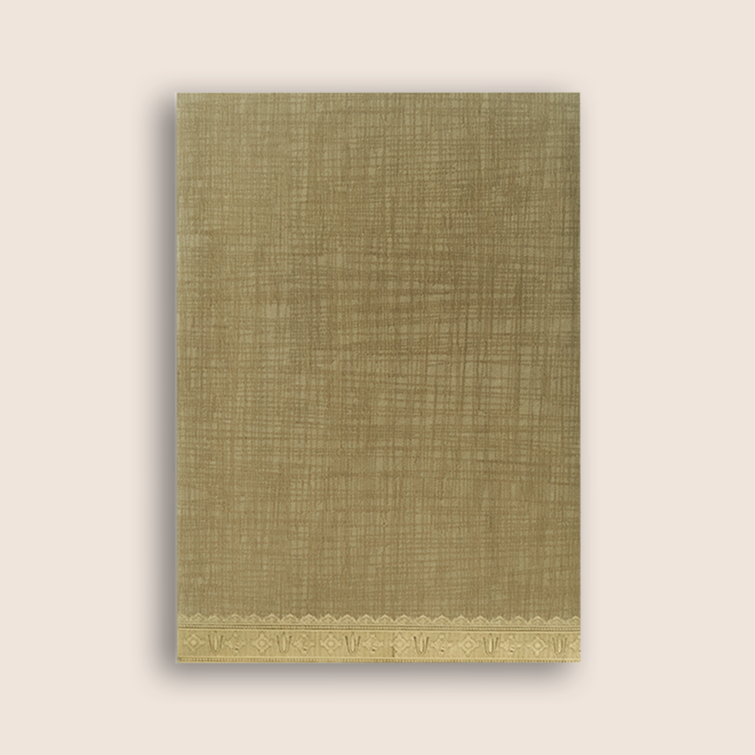 Gold Floral Balaji Padmavathi Wedding Card - KNCM22NB